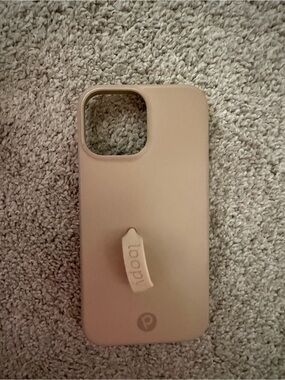 Matte tan loopy case